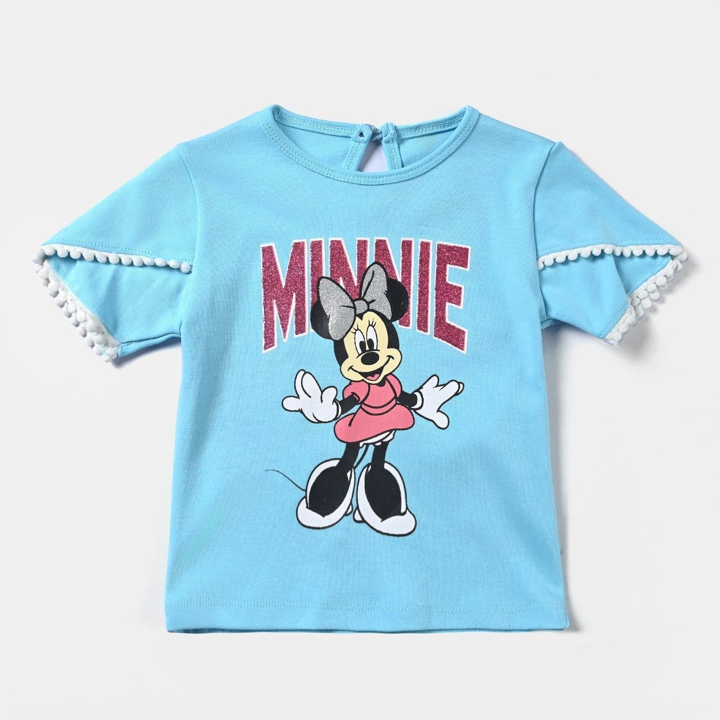 Beebaystyle Girls Minnie Mouse Cotton T-Shirt