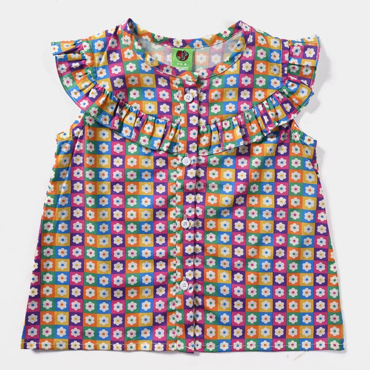 Beebay Style Girls Cotton Poplin Suit