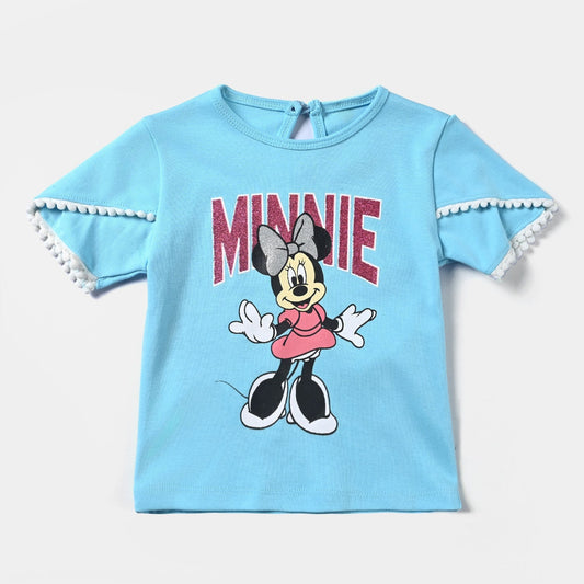 Beebaystyle Girls Minnie Mouse Cotton T-Shirt